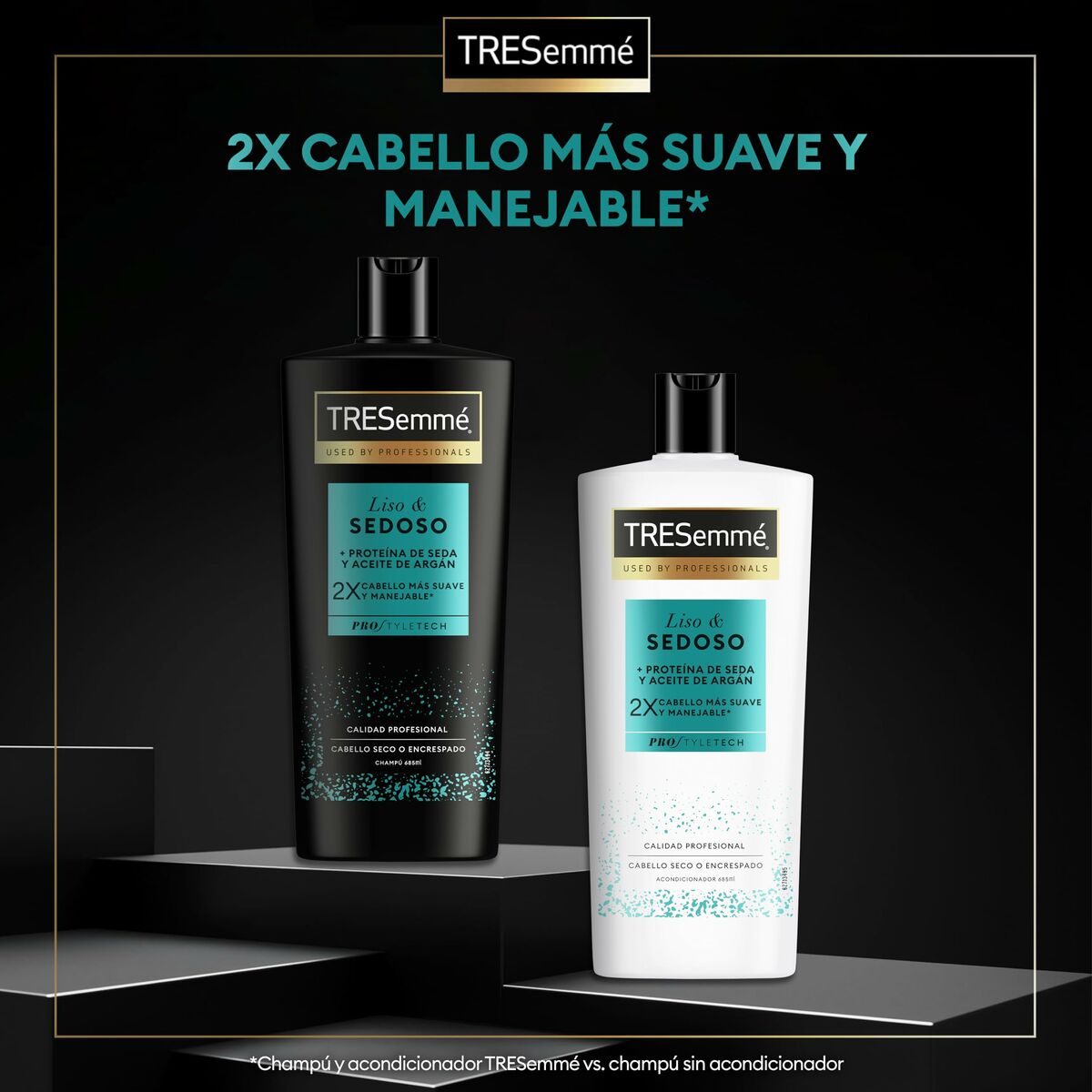 Champú Tresemme LISO&SEDOSO