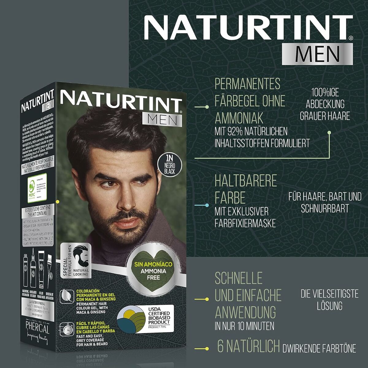 Tinte Permanente Naturtint NATURTINT MEN Nº 7n-Rubio Avellana