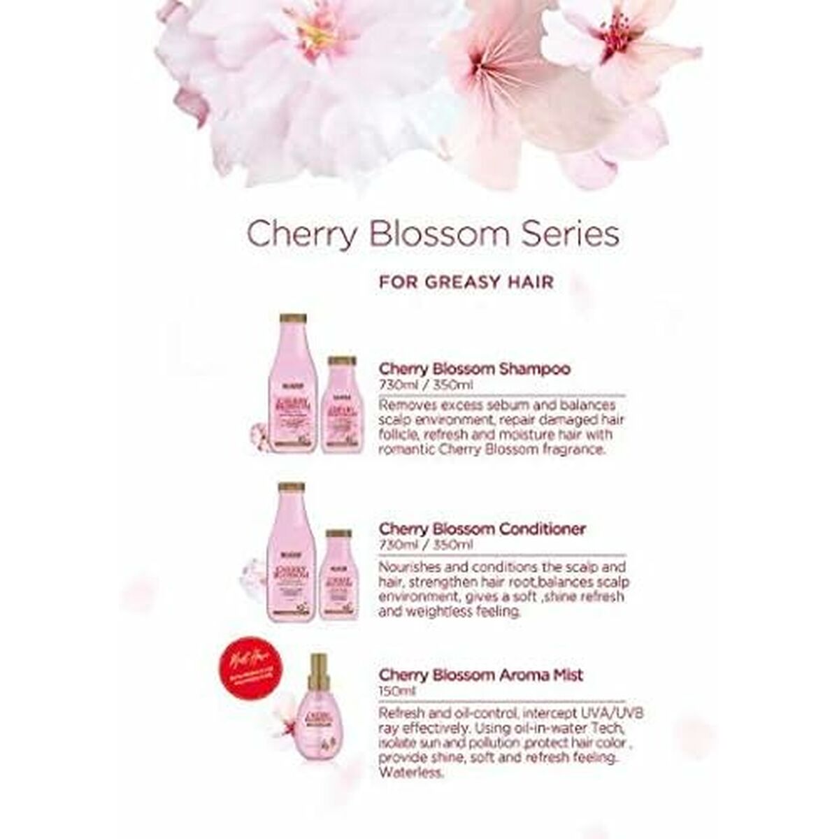 Acondicionador Beaver CHERRY BLOSSOM 350 ml