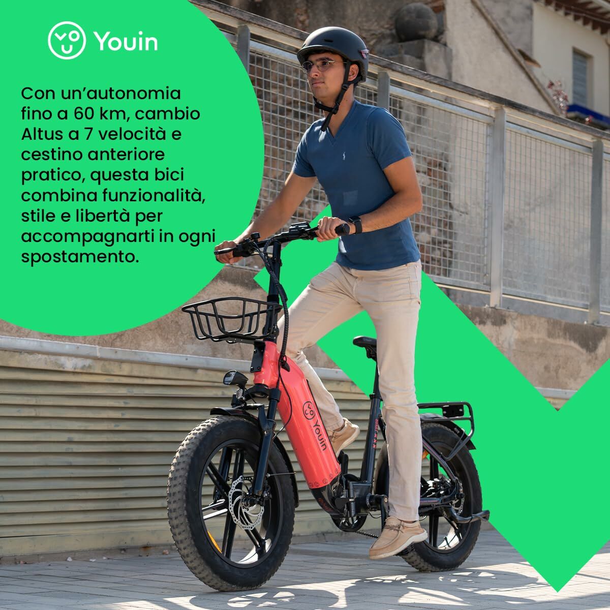 Bicicleta Eléctrica Youin BK1750 LUXOR II PRO A/N Amarillo 250 W