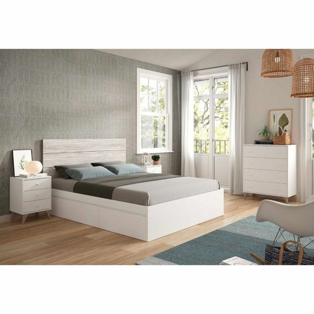 Cómoda Blanco 95 x 77,5 x 40 cm