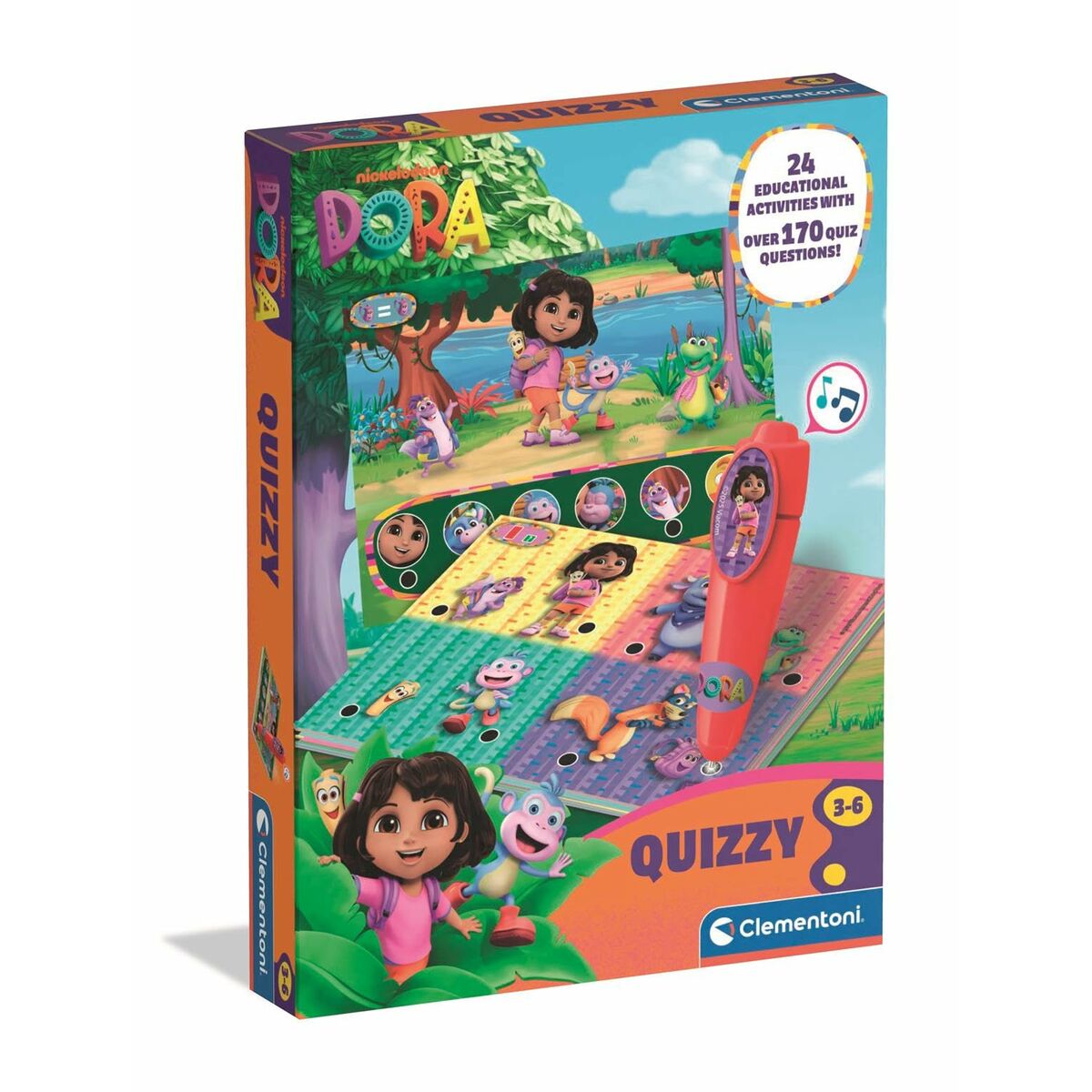 Juego Educativo Clementoni Dora Quizzy