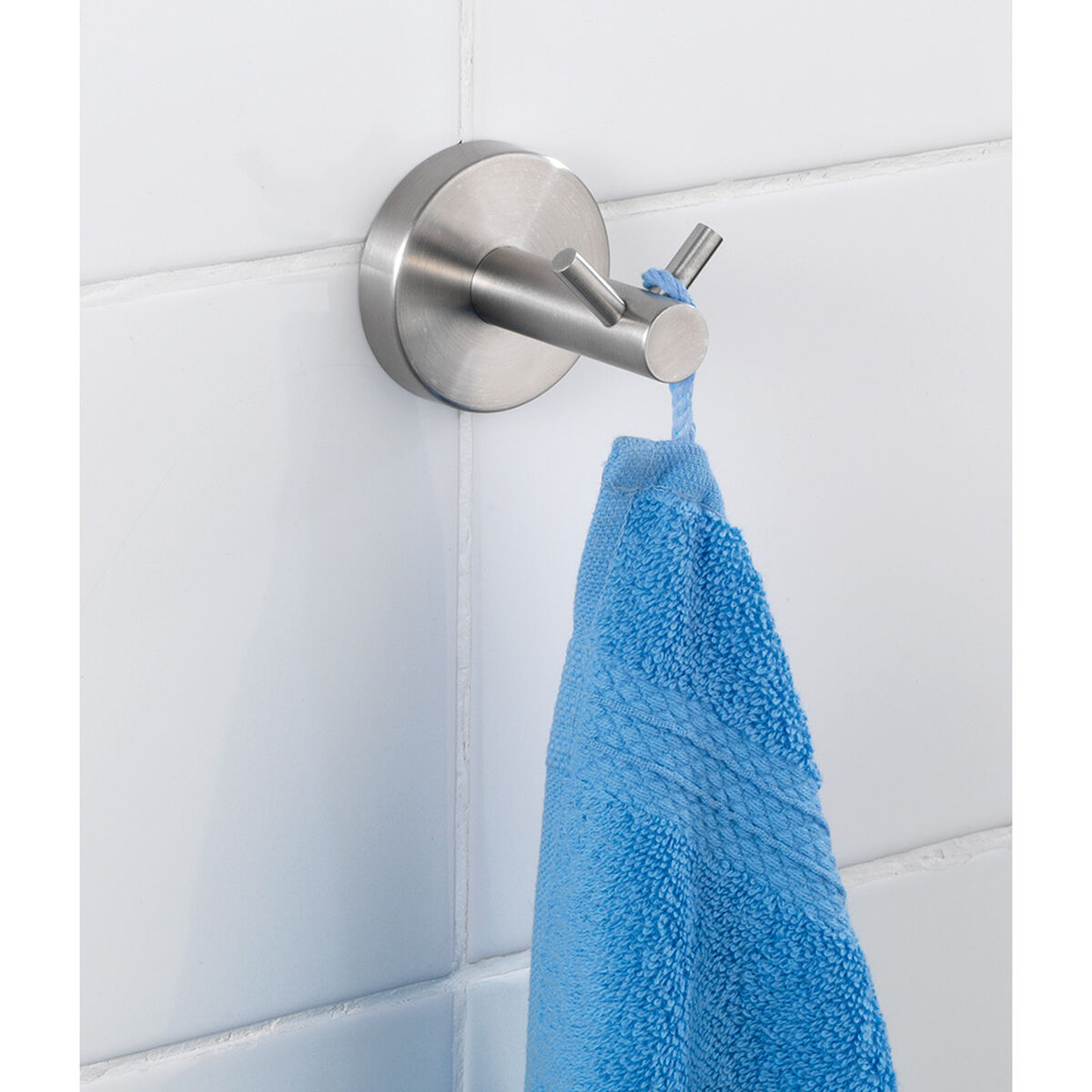 Percha Wenko Acero Inoxidable 5,5 x 5,5 x 5,5 cm Plateado (1 unidad)