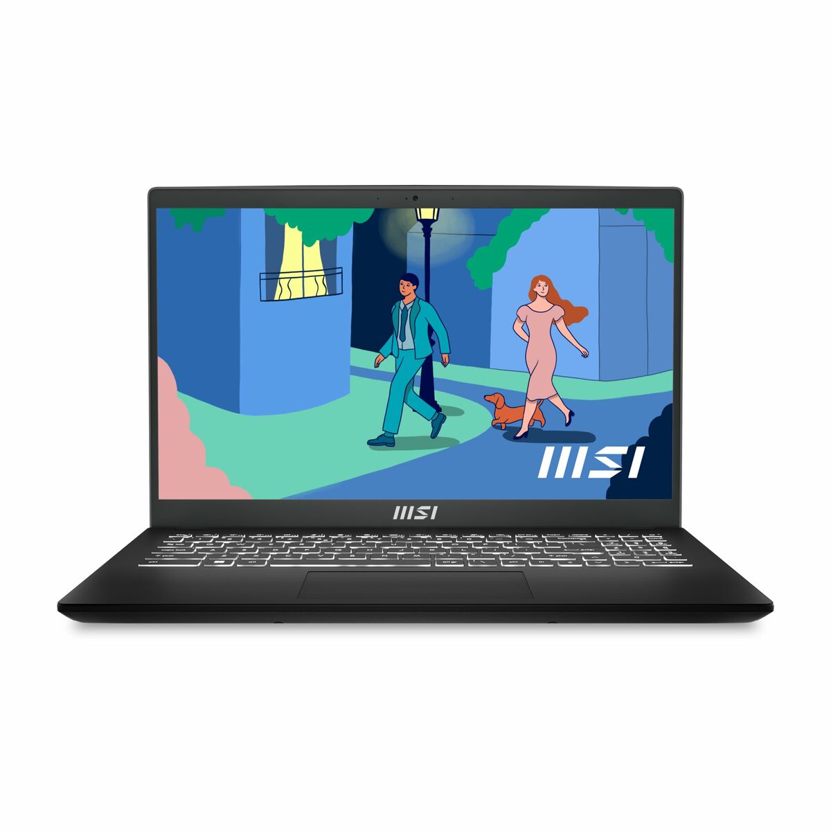 Laptop MSI 9S7-15HK12-440 15,6" 16 GB RAM 512 GB 512 GB SSD Qwerty Español AZERTY