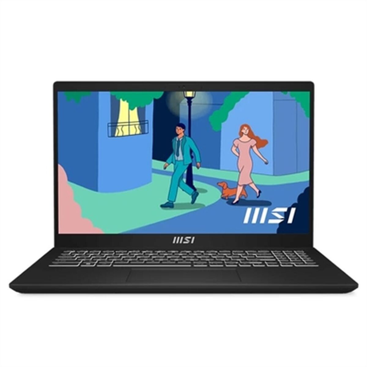 Laptop MSI 9S7-15HK12-440 15,6" 16 GB RAM 512 GB 512 GB SSD Qwerty Español AZERTY