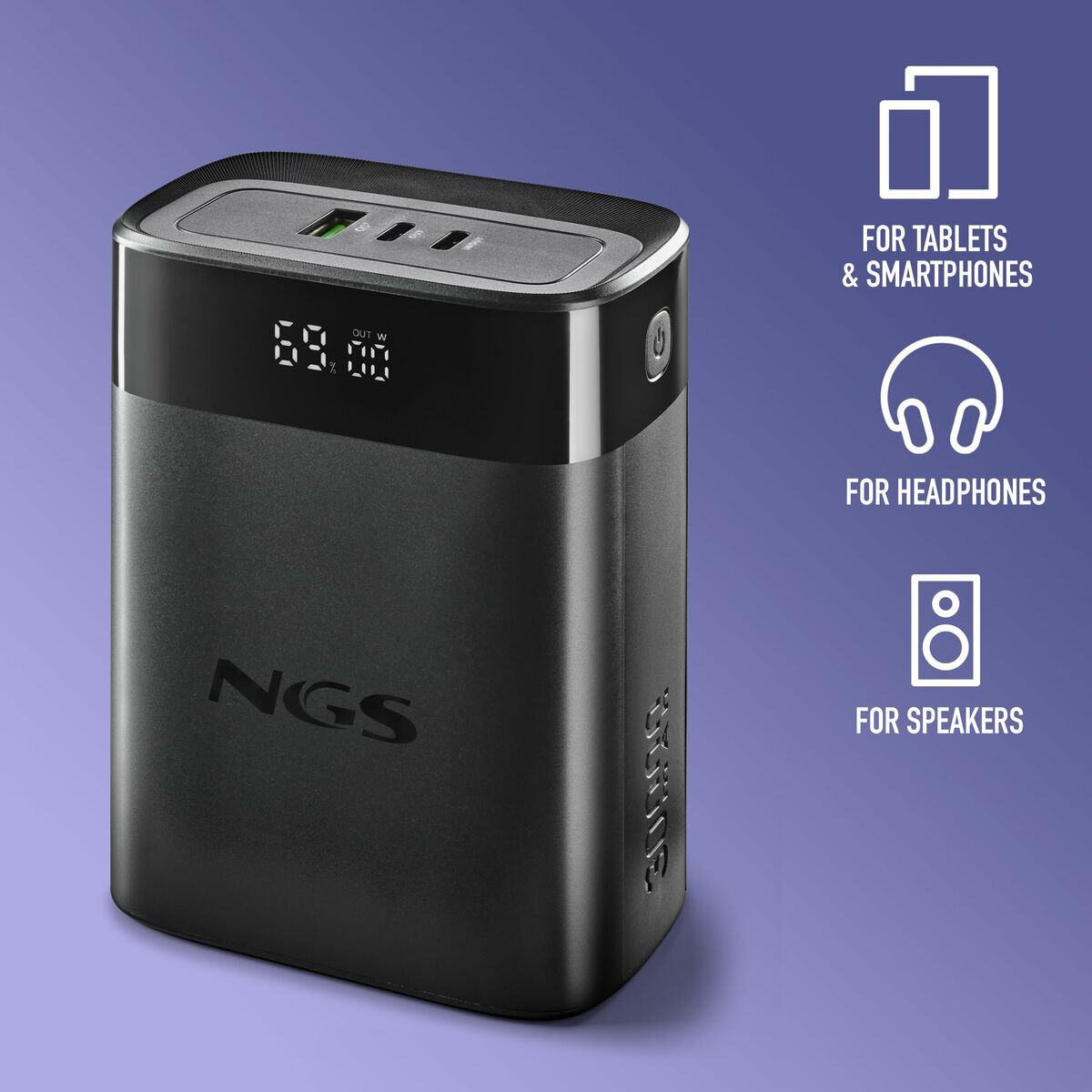 Powerbank NGS TWIX30 Negro 30000 mAh