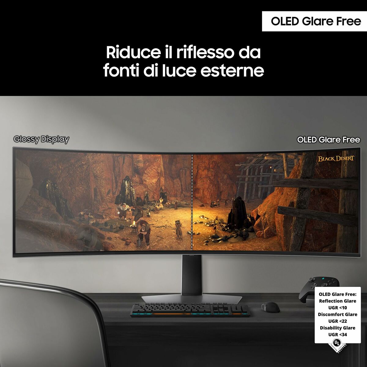 Monitor Samsung Odyssey OLED G9 S49DG934SU 49" UltraWide Dual Quad HD