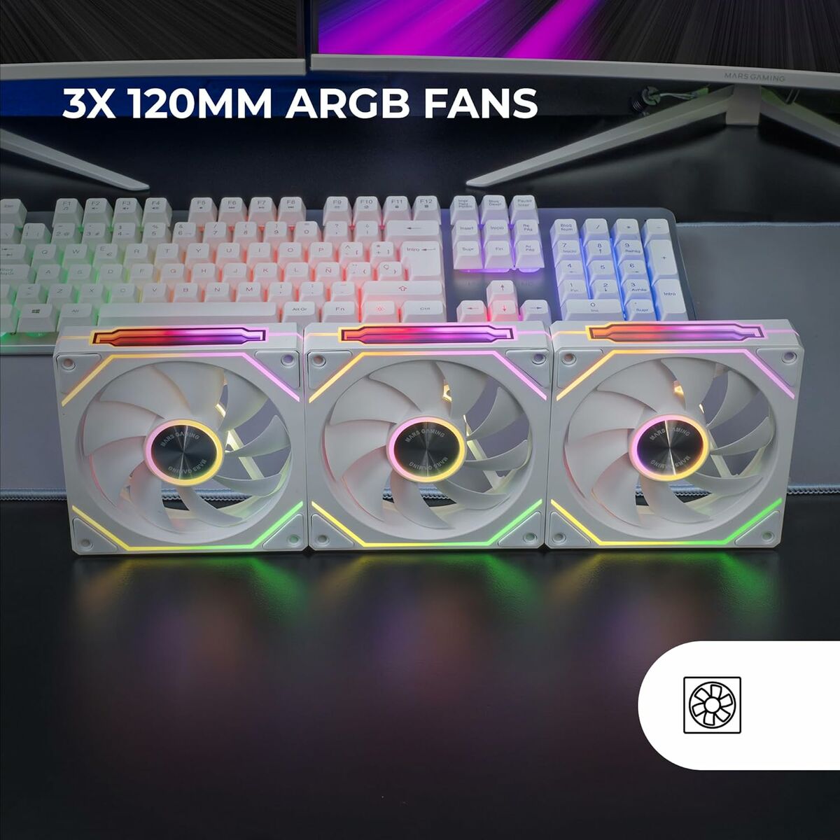 Ventilador de CPU Mars Gaming MF-LINKFINITYKIT2