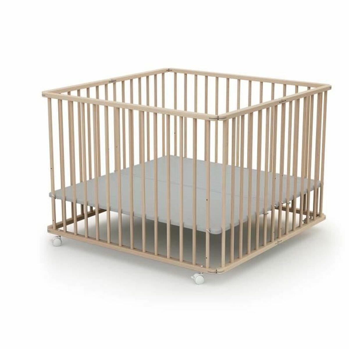 Parque de juegos WEBABY 100 x 100 cm Beige