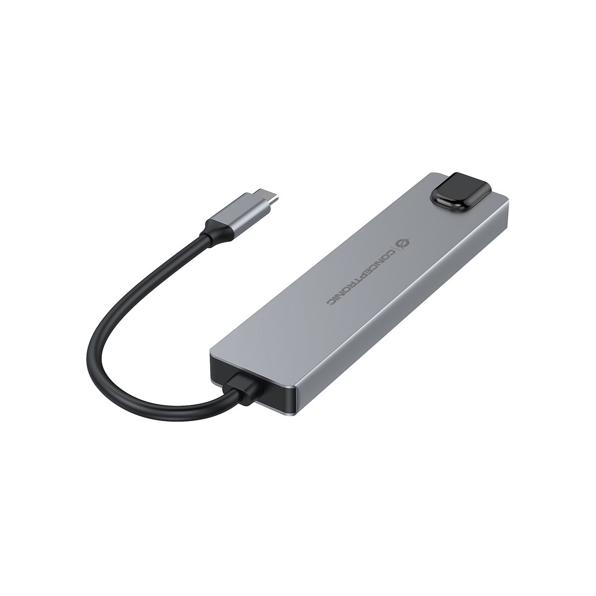 Hub USB Conceptronic 6 en 1 USB 3.2 Gen 2 Gris
