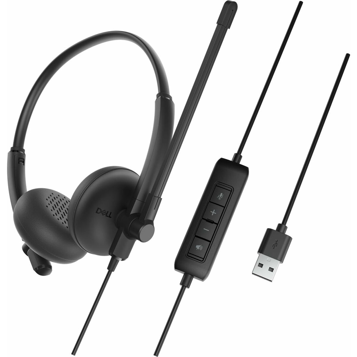 Auriculares con Micrófono Dell WH125-DWW Negro