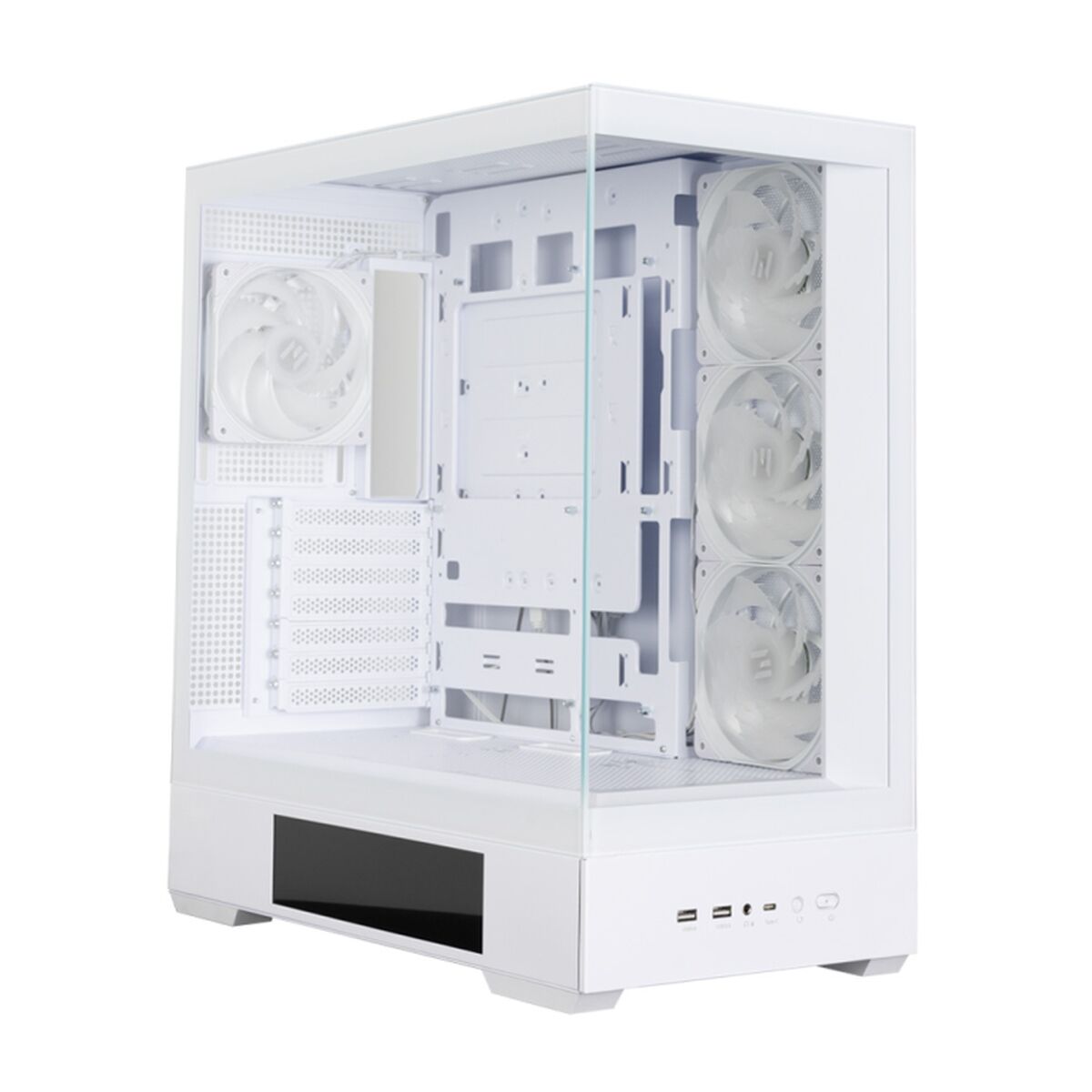Caja Semitorre ATX Zalman P40 DS WHITE Blanco