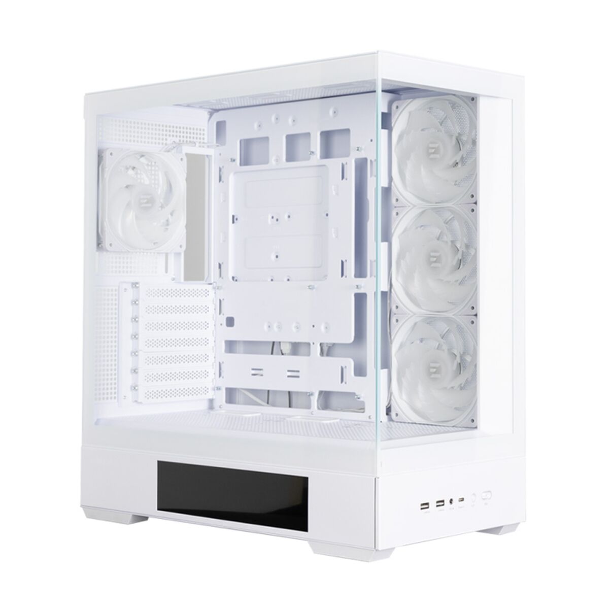 Caja Semitorre ATX Zalman P40 DS WHITE Blanco