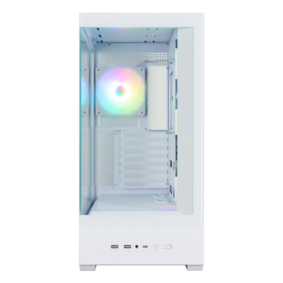 Caja Semitorre ATX Zalman P40 DS WHITE Blanco