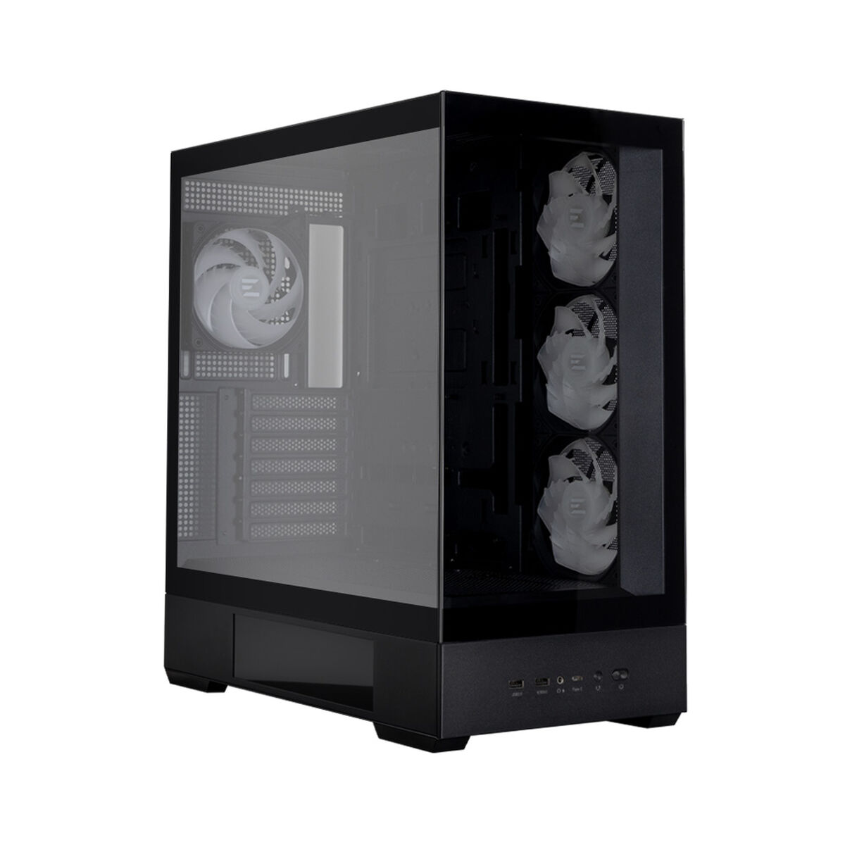 Caja Semitorre ATX Zalman P40 DS BLACK Negro