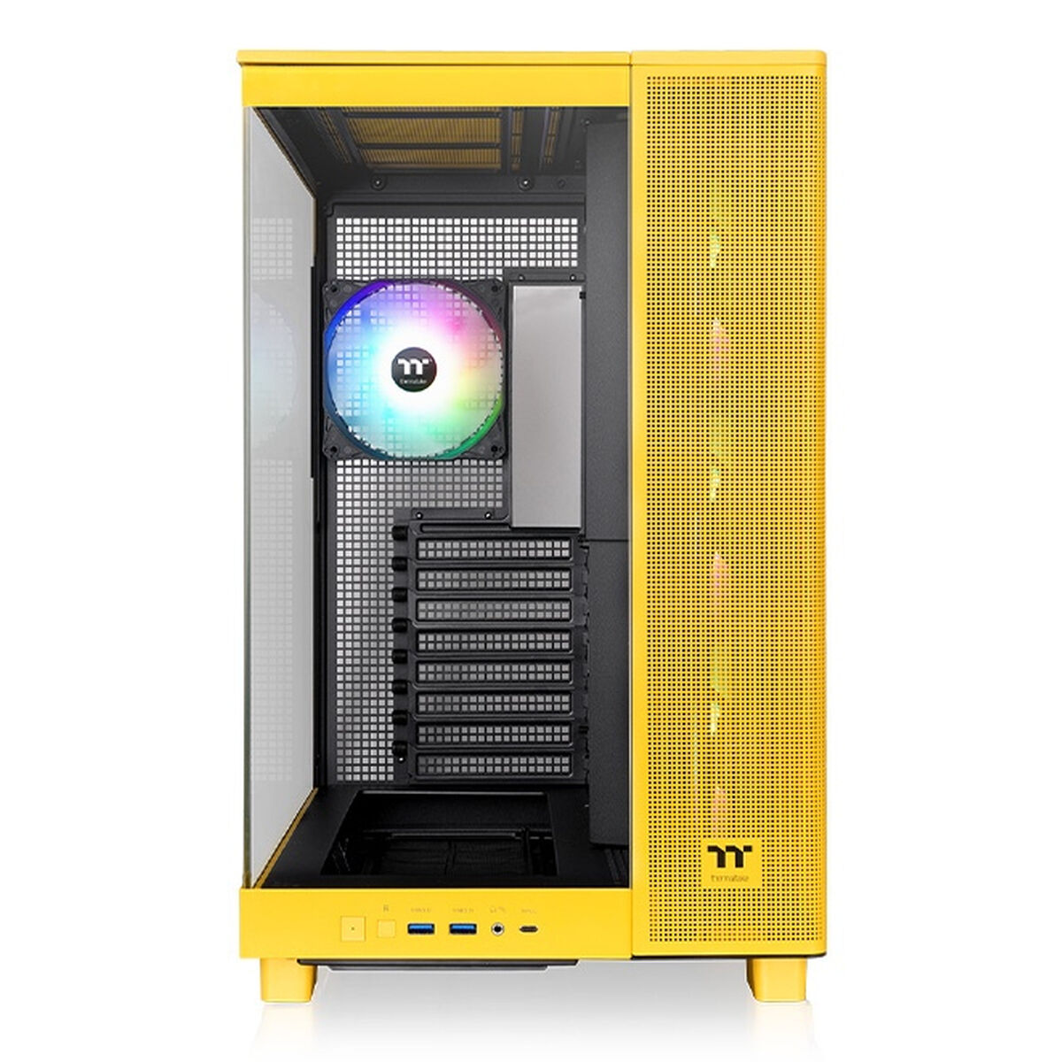 Caja Semitorre ATX THERMALTAKE View 380 XL TG ARGB Amarillo