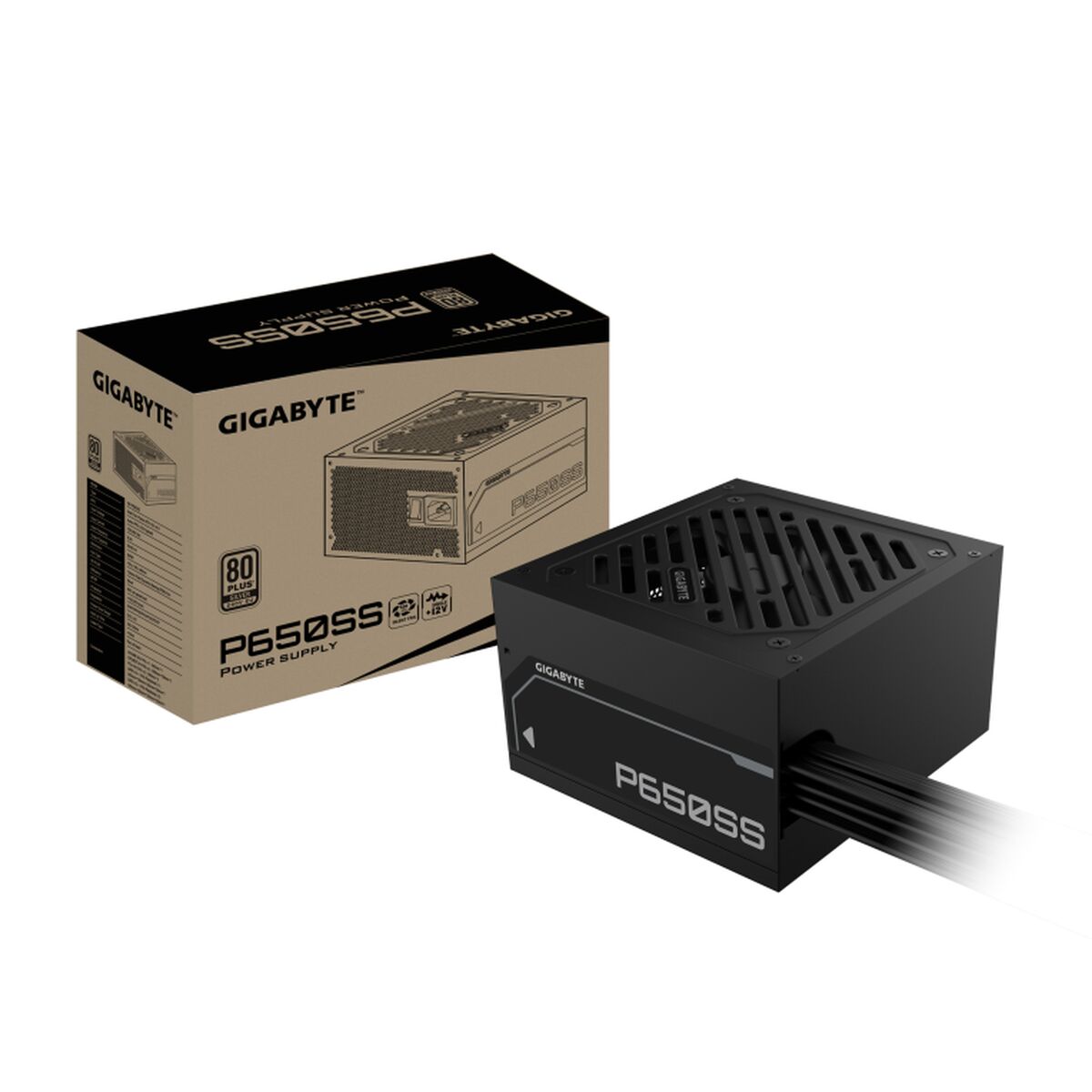 Fuente de Alimentación Gigabyte P650SS ATX 650 W 550 W 80 Plus Silver