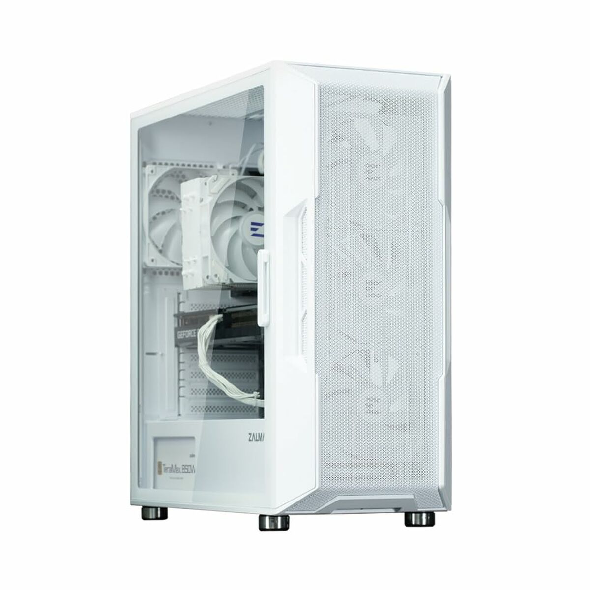 Caja Semitorre ATX Zalman I3 NEO ARGB WHITE Blanco