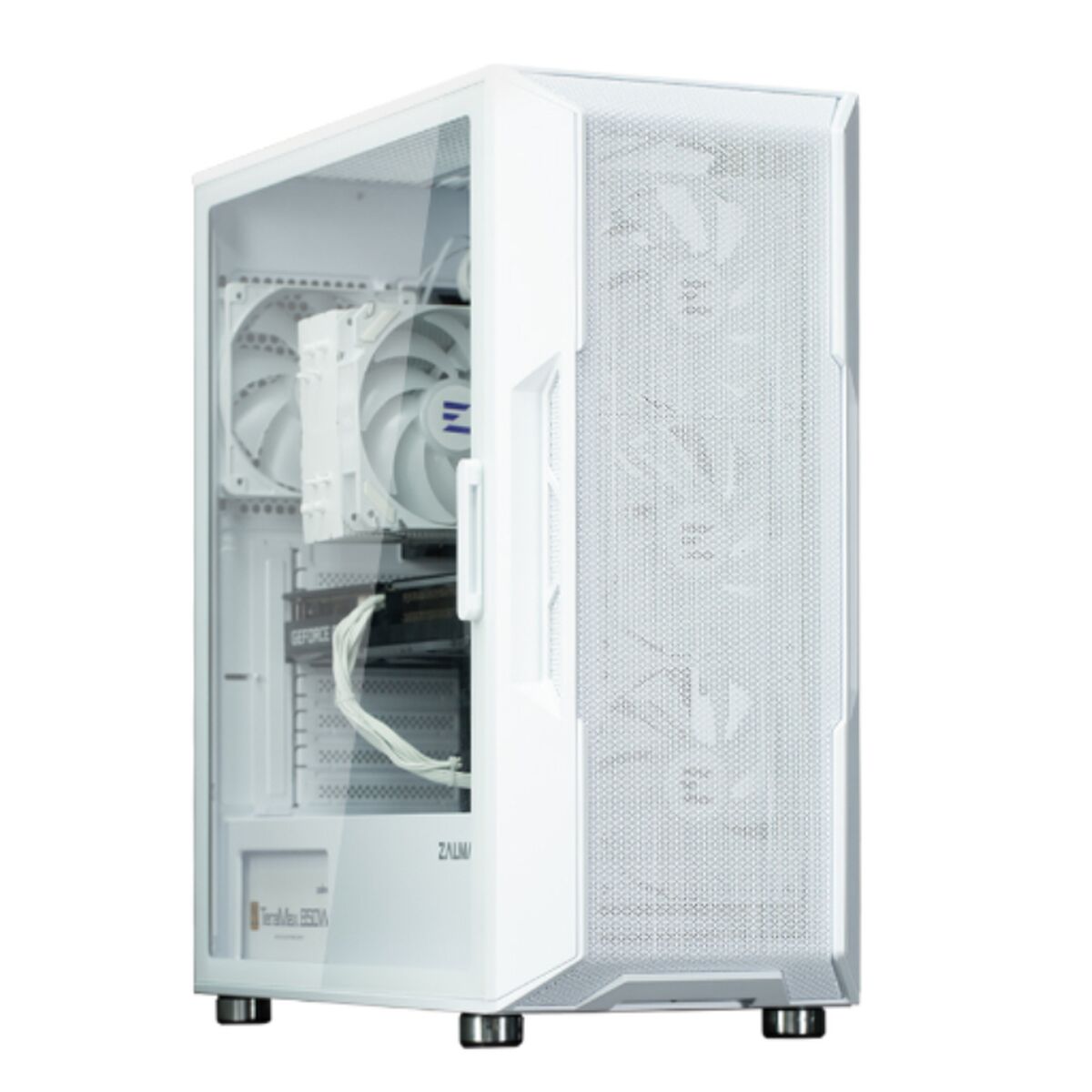 Caja Semitorre ATX Zalman I3 NEO ARGB WHITE Blanco