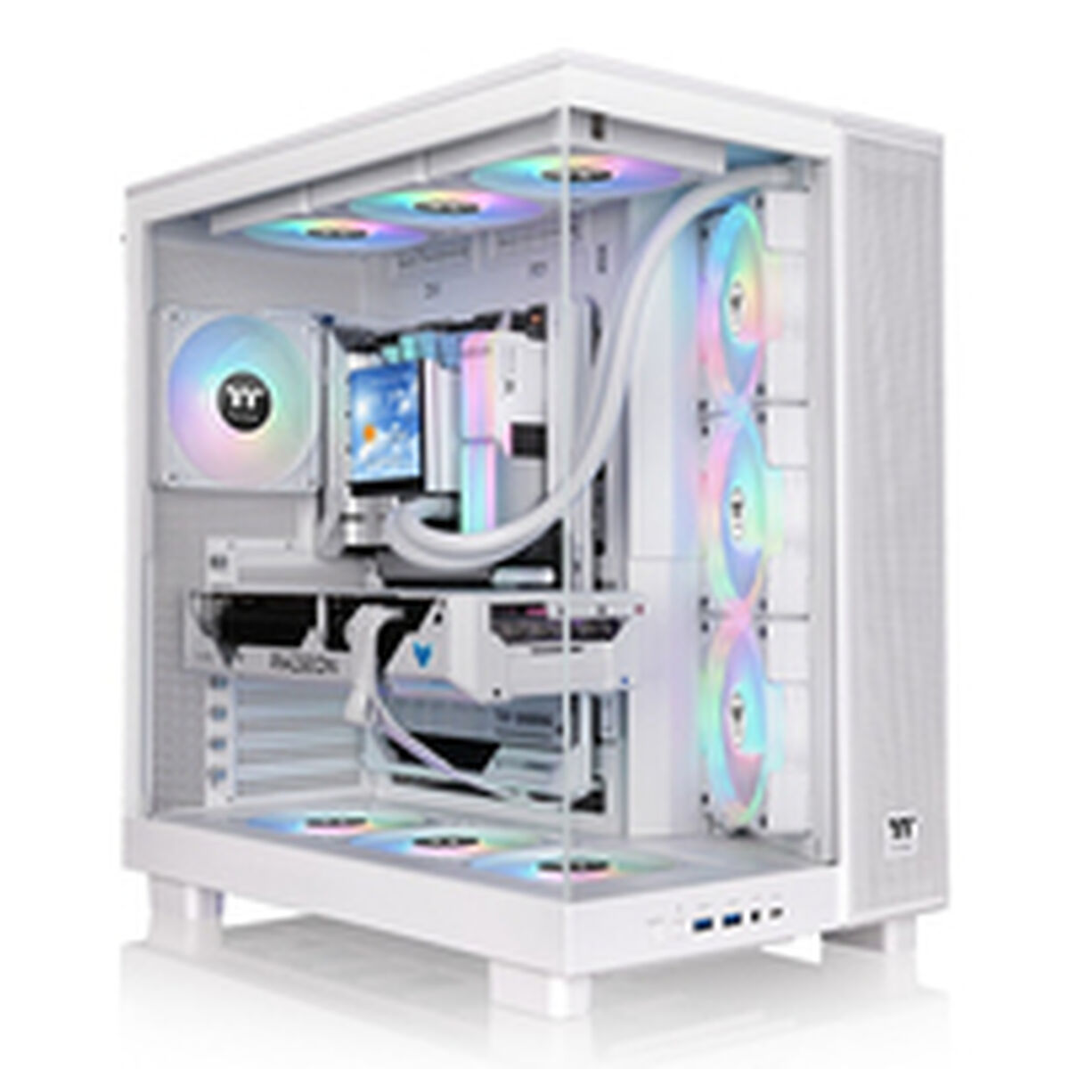 Caja Semitorre ATX THERMALTAKE View 380 XL TG ARGB Blanco