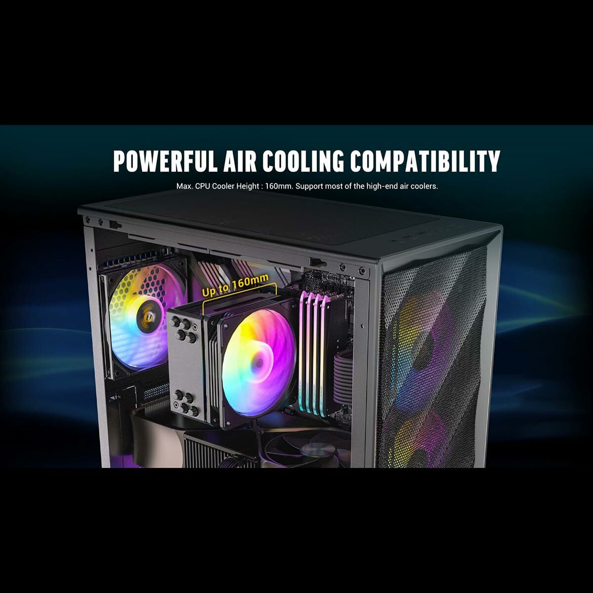 Caja Semitorre ATX Antec AX85 ARGB Negro