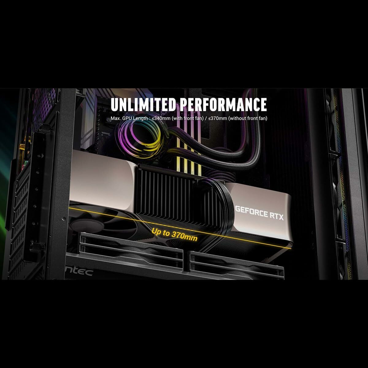 Caja Semitorre ATX Antec AX85 ARGB Negro