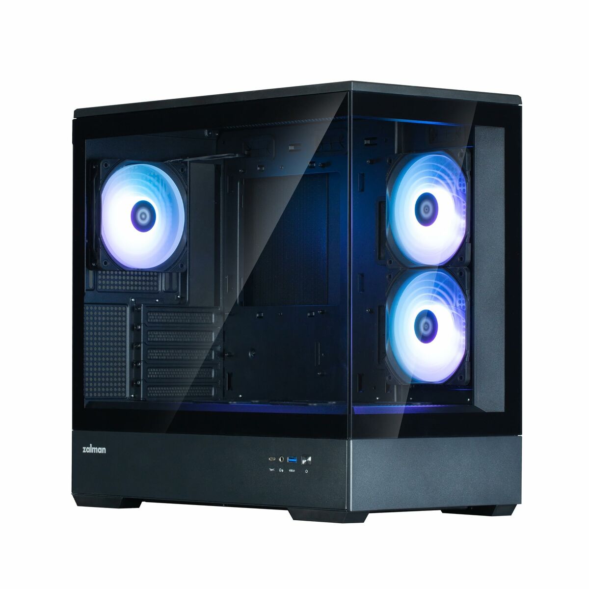 Caja Semitorre ATX Zalman P30 V2 Negro