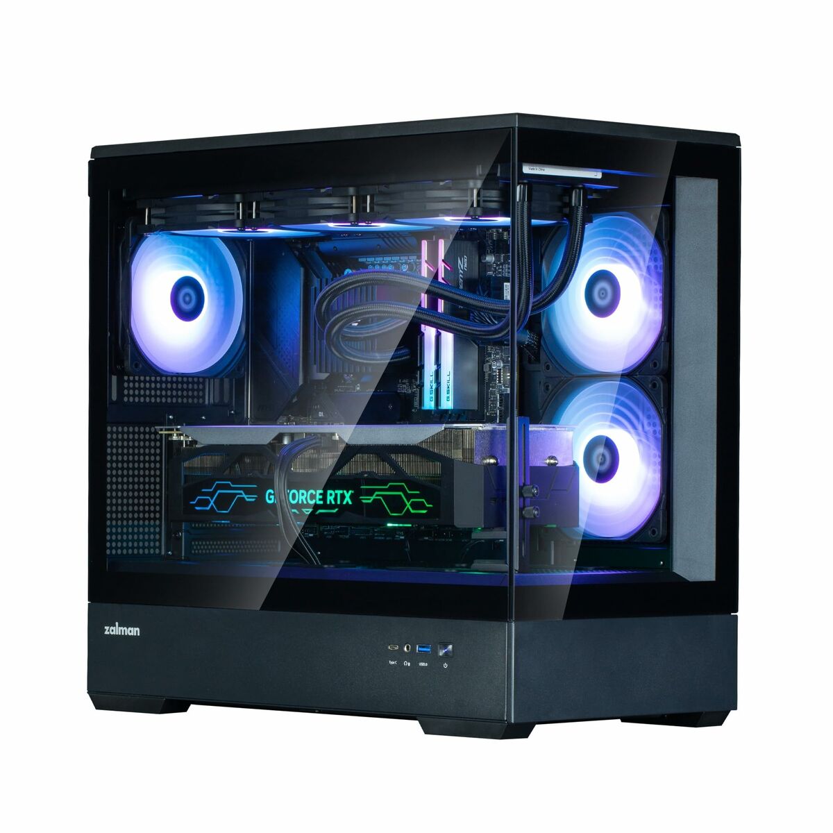 Caja Semitorre ATX Zalman P30 V2 Negro