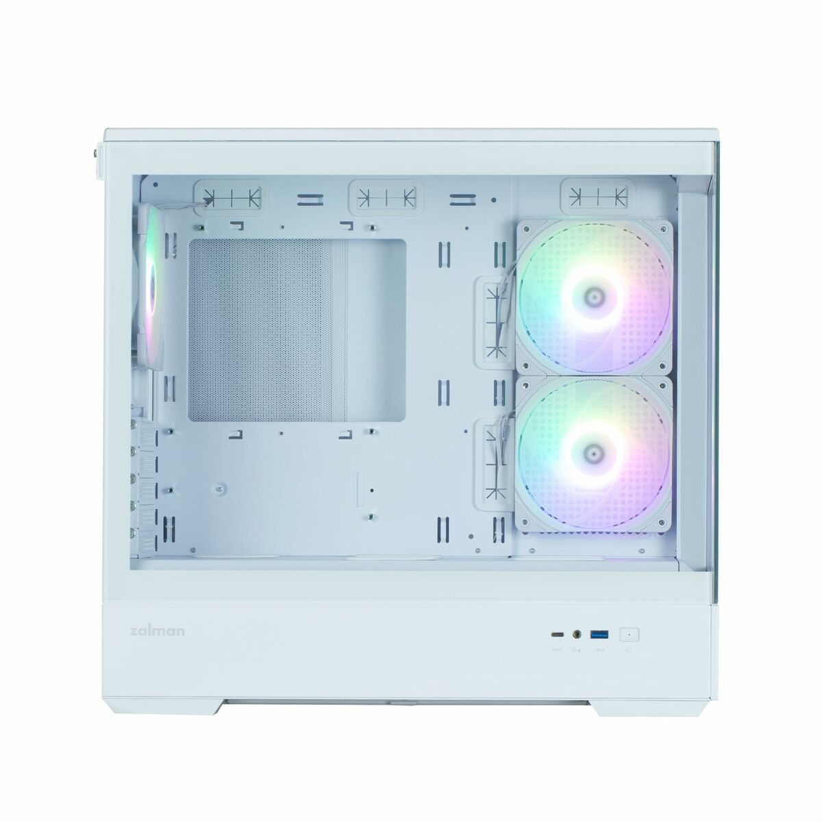 Caja Semitorre ATX Zalman P30 V2 Blanco