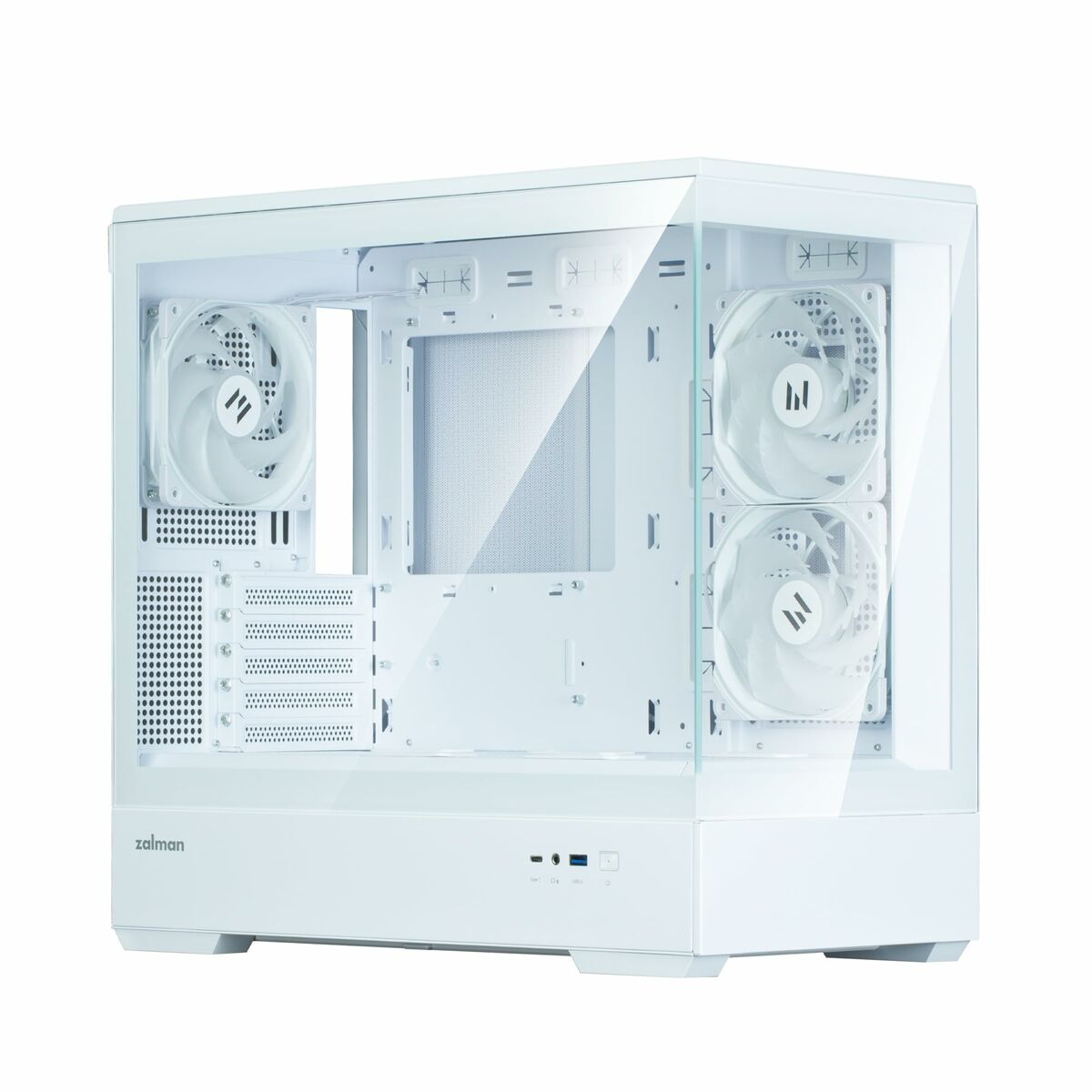 Caja Semitorre ATX Zalman P30 V2 Blanco