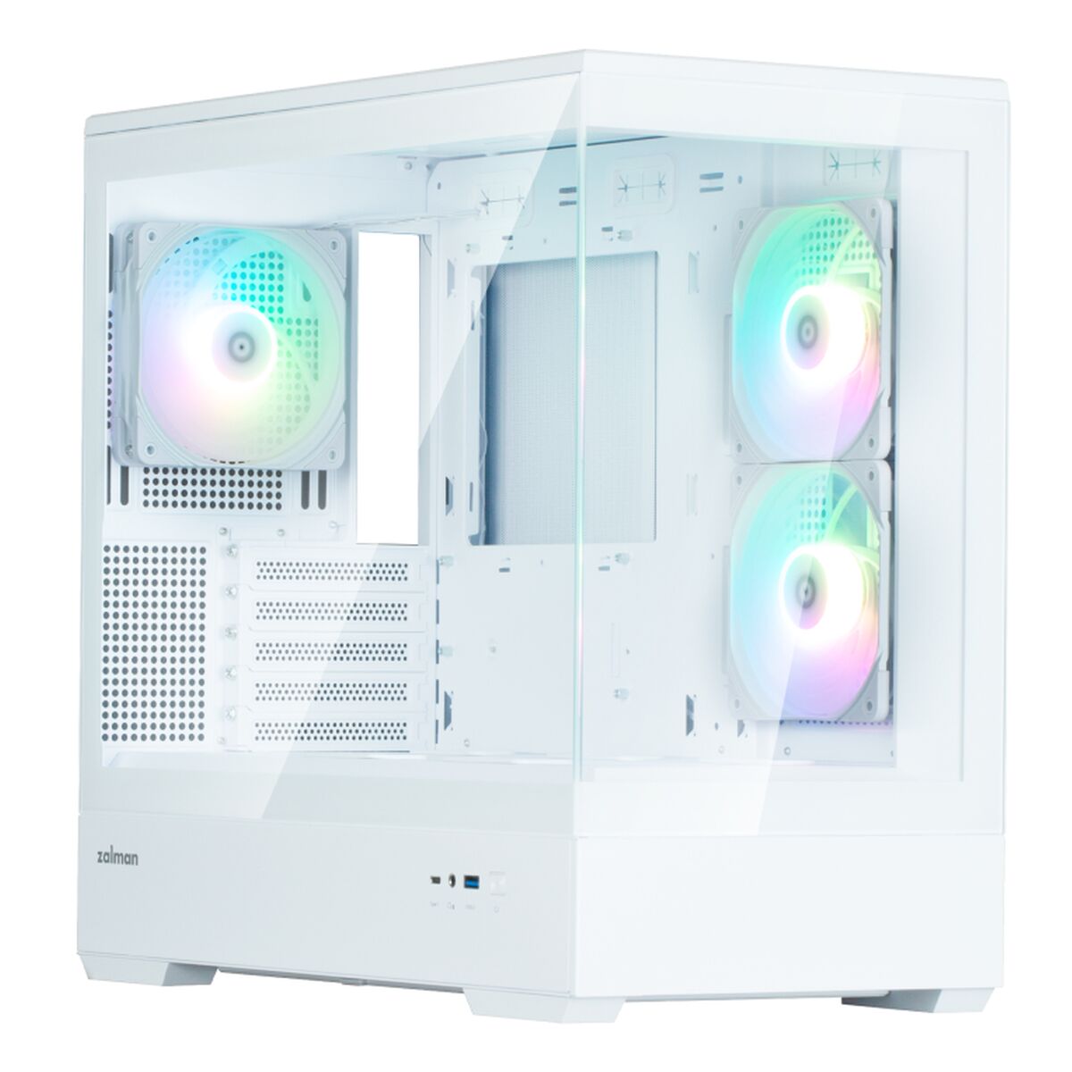 Caja Semitorre ATX Zalman P30 V2 Blanco
