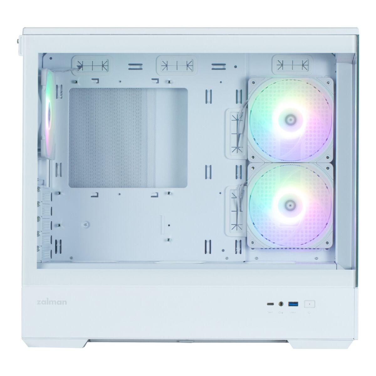 Caja Semitorre ATX Zalman P30 V2 Blanco