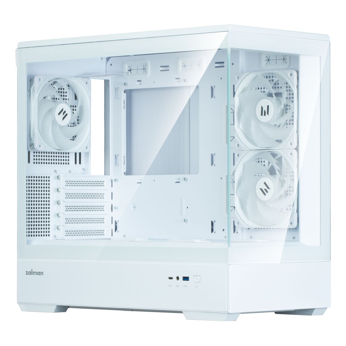 Caja Semitorre ATX Zalman P30 V2 Blanco