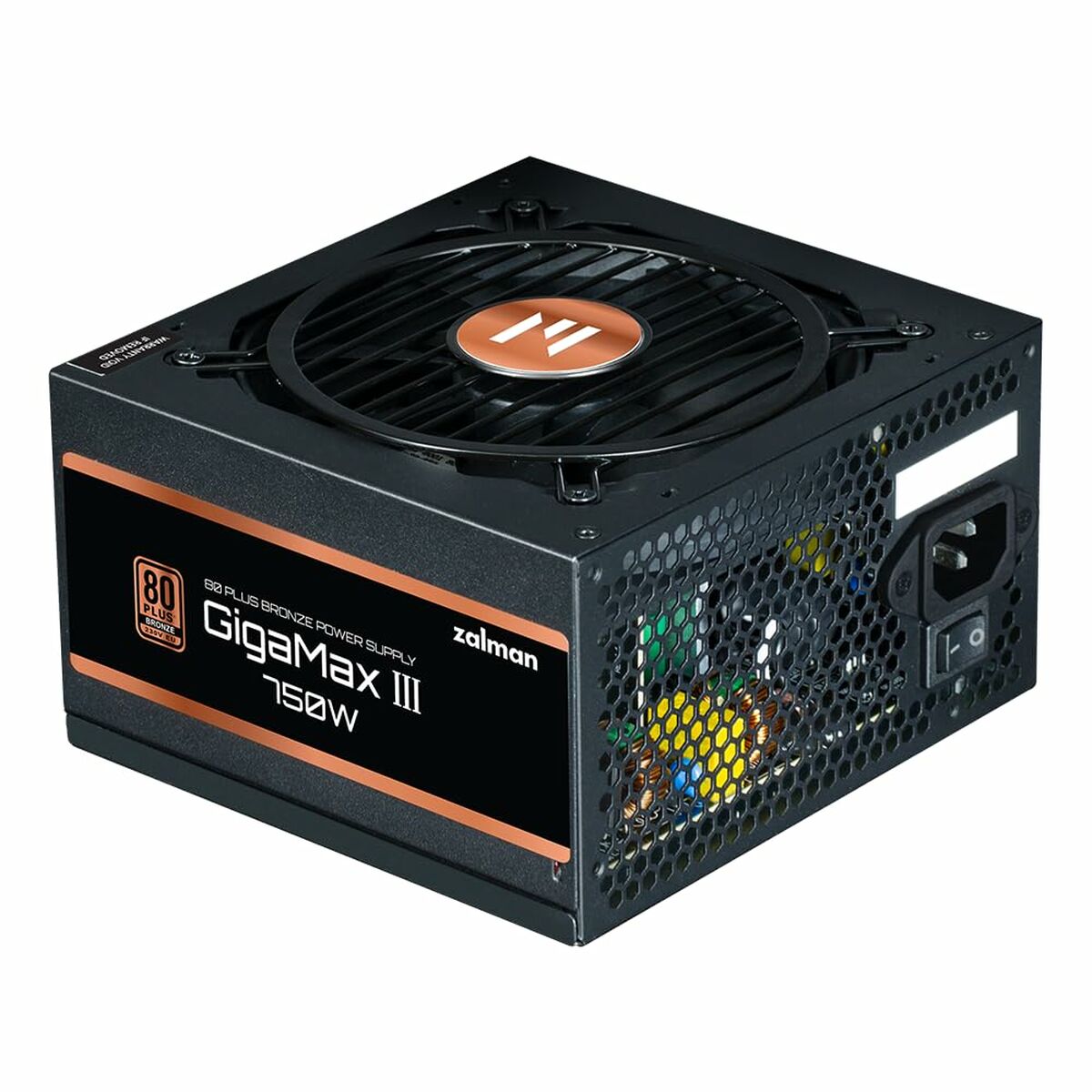 Fuente de Alimentación Zalman GigaMax III ATX 750 W 80 Plus Bronze