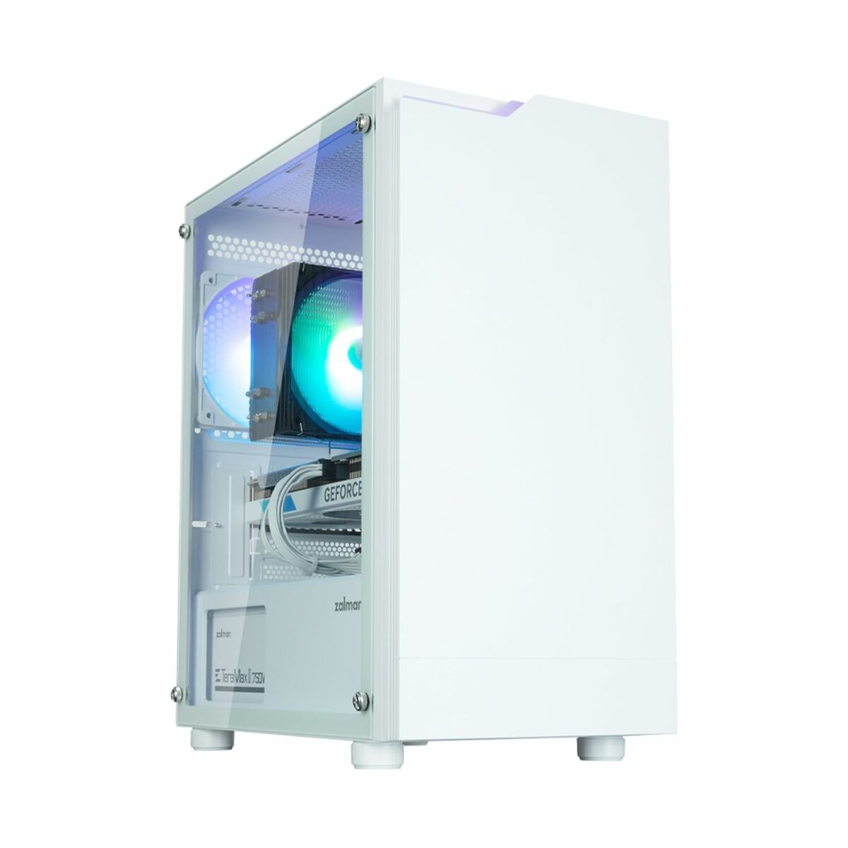 Caja Semitorre ATX Zalman T4 PLUS Blanco