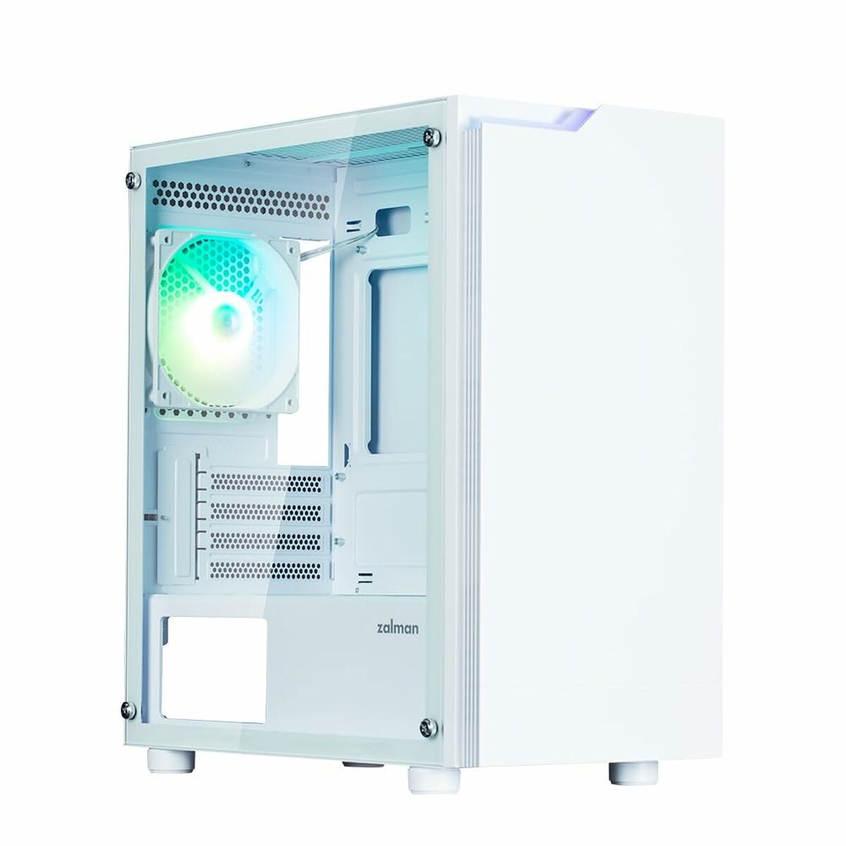 Caja Semitorre ATX Zalman T4 PLUS Blanco