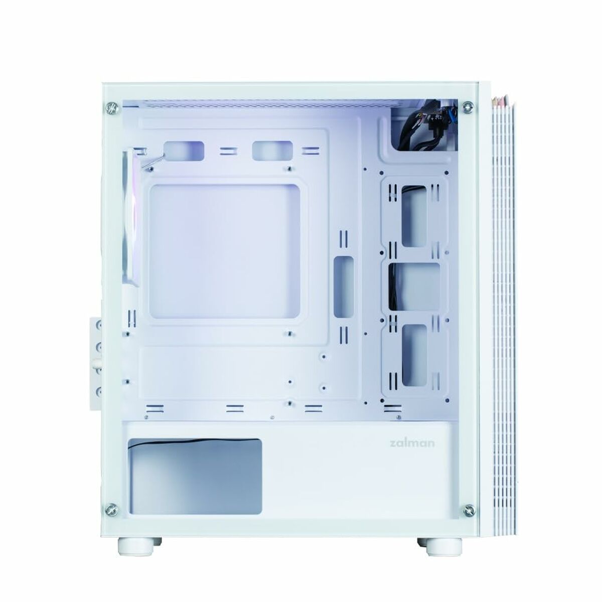 Caja Semitorre ATX Zalman T4 PLUS Blanco