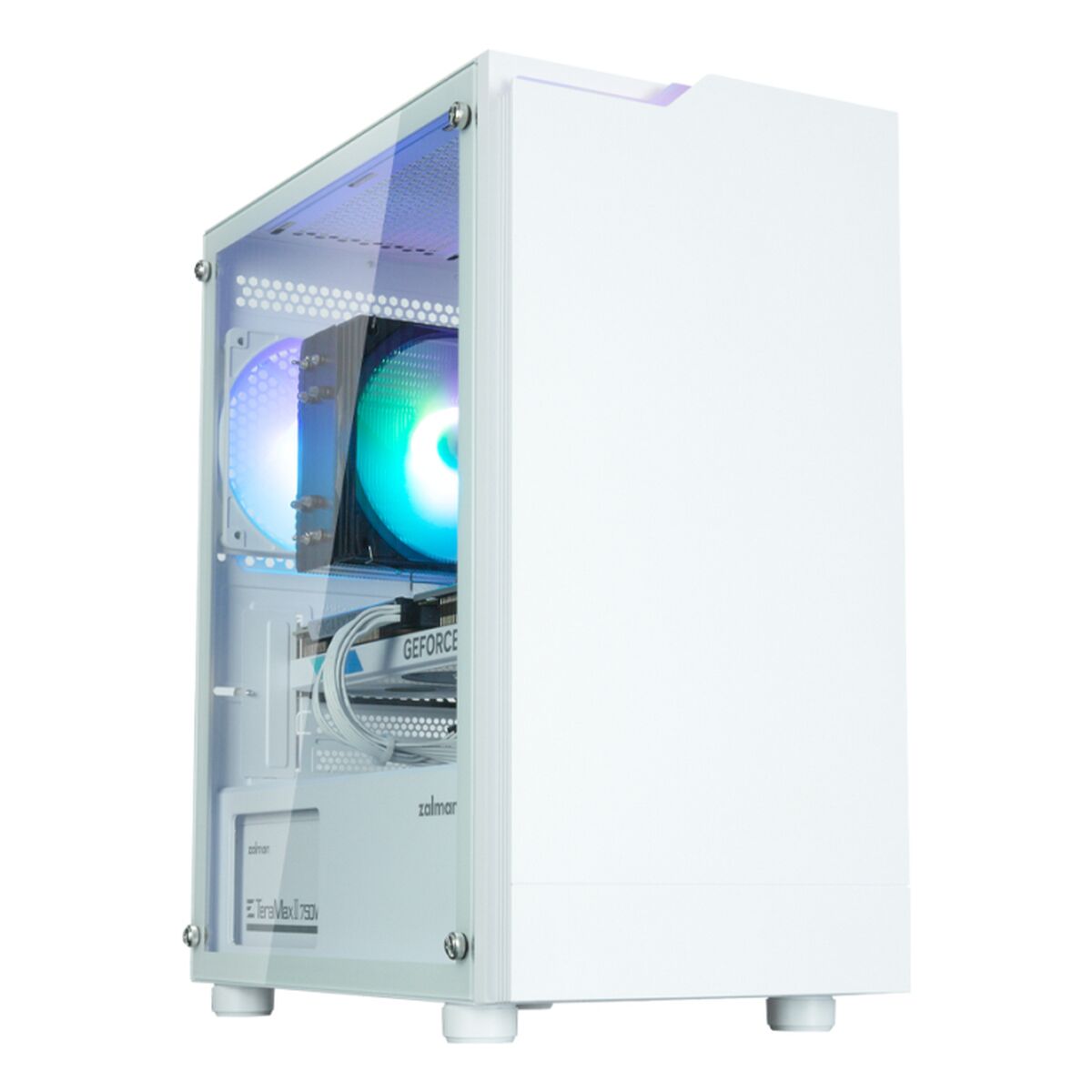 Caja Semitorre ATX Zalman T4 PLUS Blanco