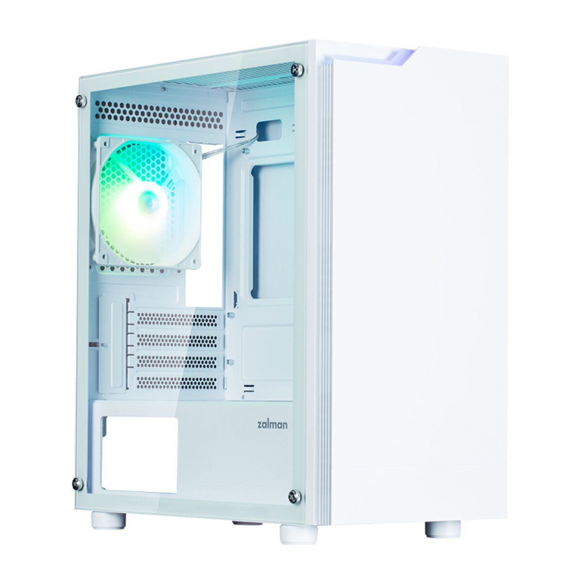 Caja Semitorre ATX Zalman T4 PLUS Blanco
