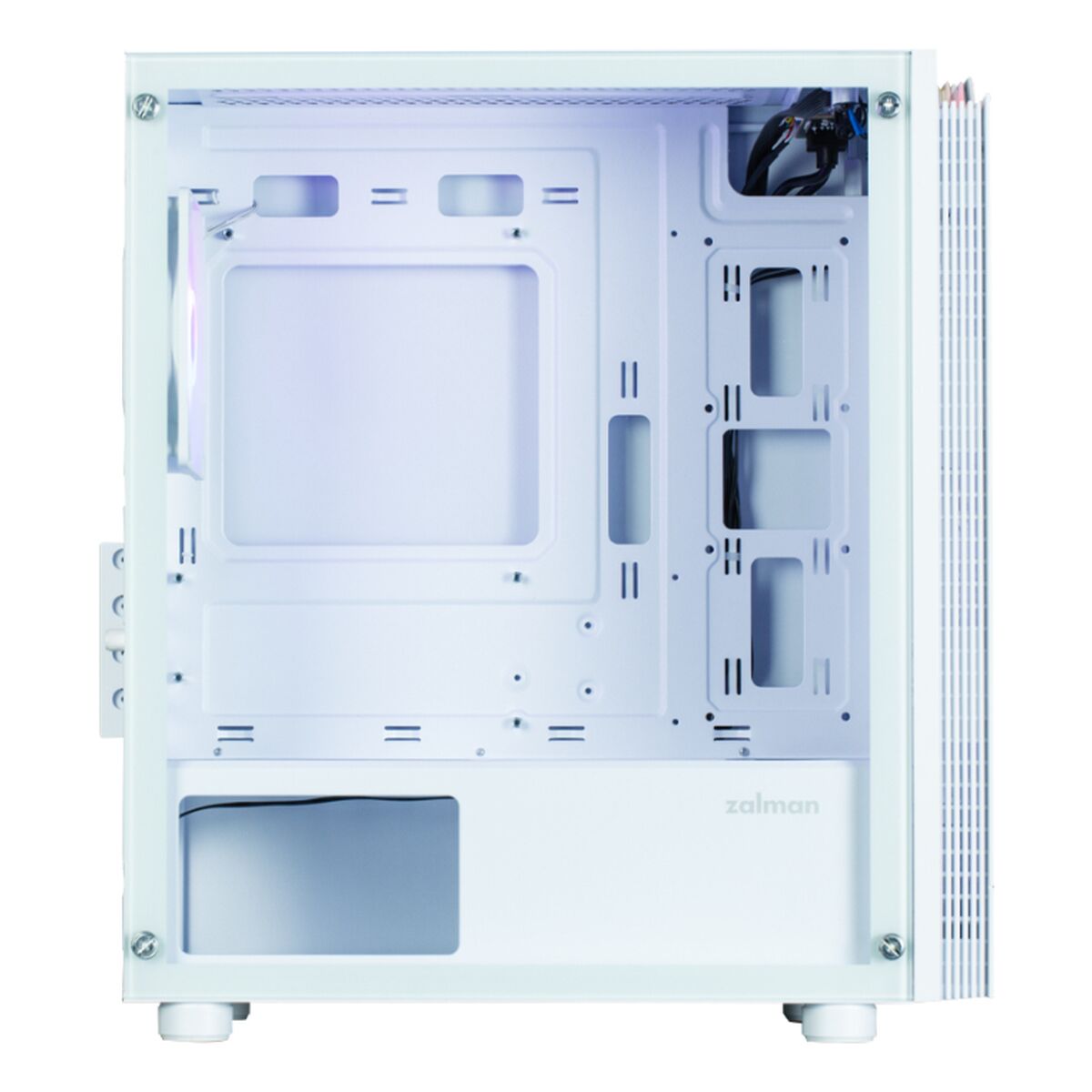Caja Semitorre ATX Zalman T4 PLUS Blanco