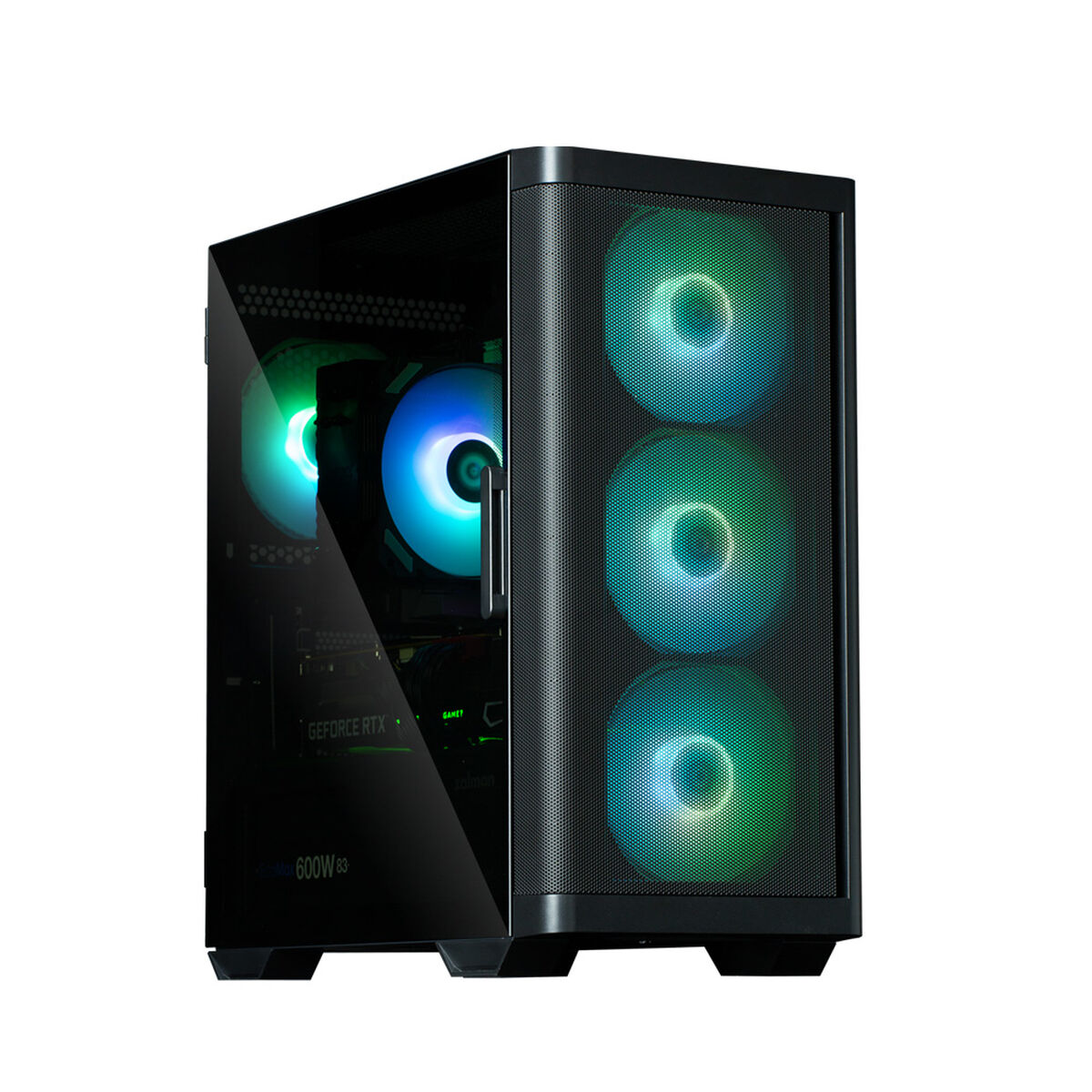 Caja Semitorre ATX Zalman M4 Black Mini Tower Negro