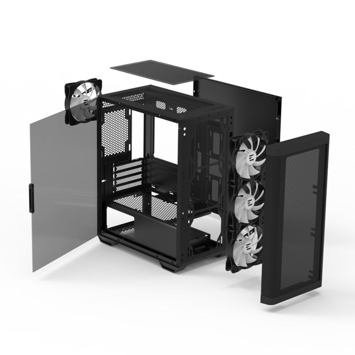 Caja Semitorre ATX Zalman M4 Black Mini Tower Negro