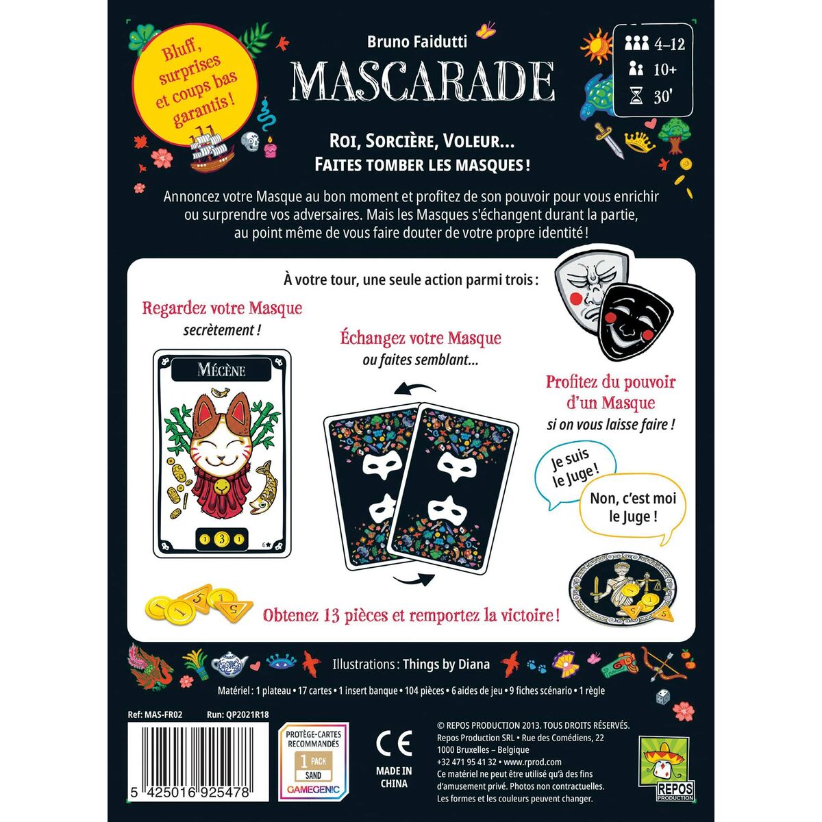 Juego de Mesa Asmodee Mascarade