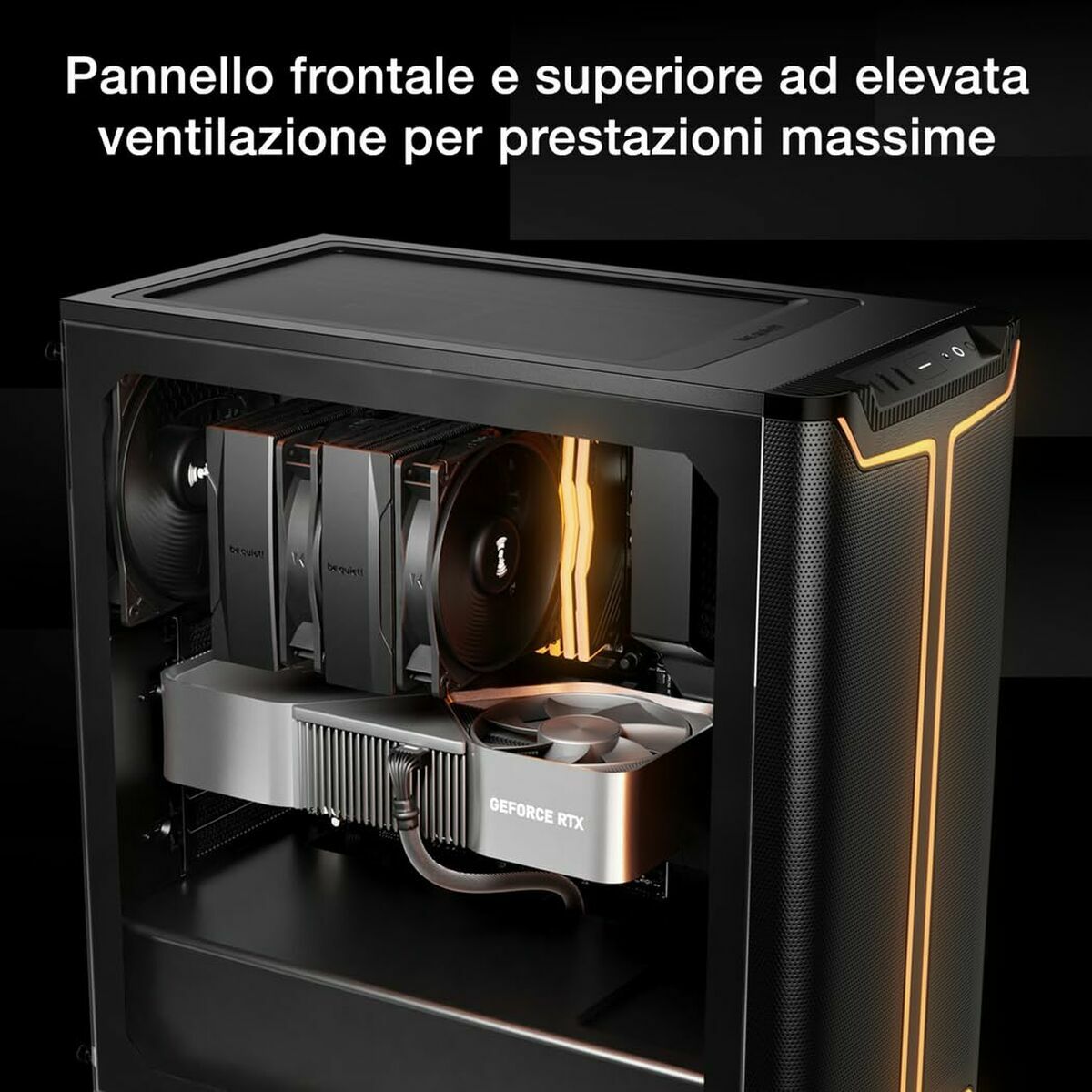 Caja Semitorre ATX Be Quiet! Pure Base 501 DX Negro