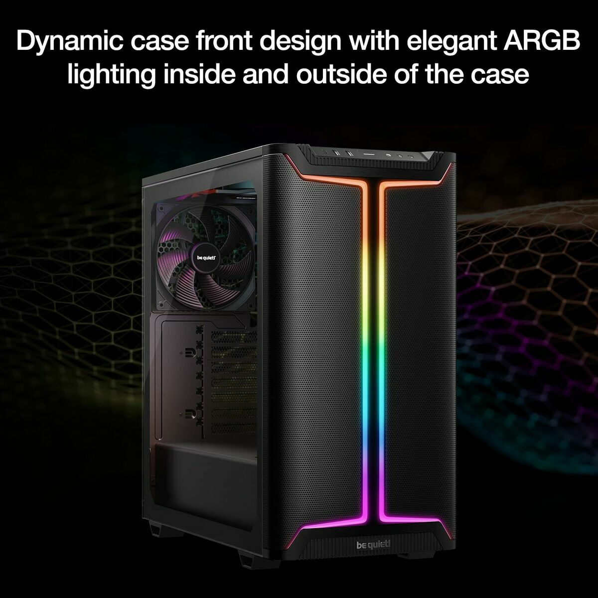 Caja Semitorre ATX Be Quiet! Pure Base 501 DX Negro