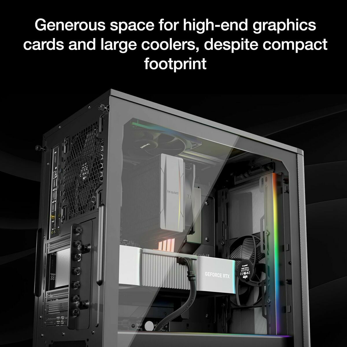 Caja Semitorre ATX Be Quiet! Pure Base 501 DX Negro