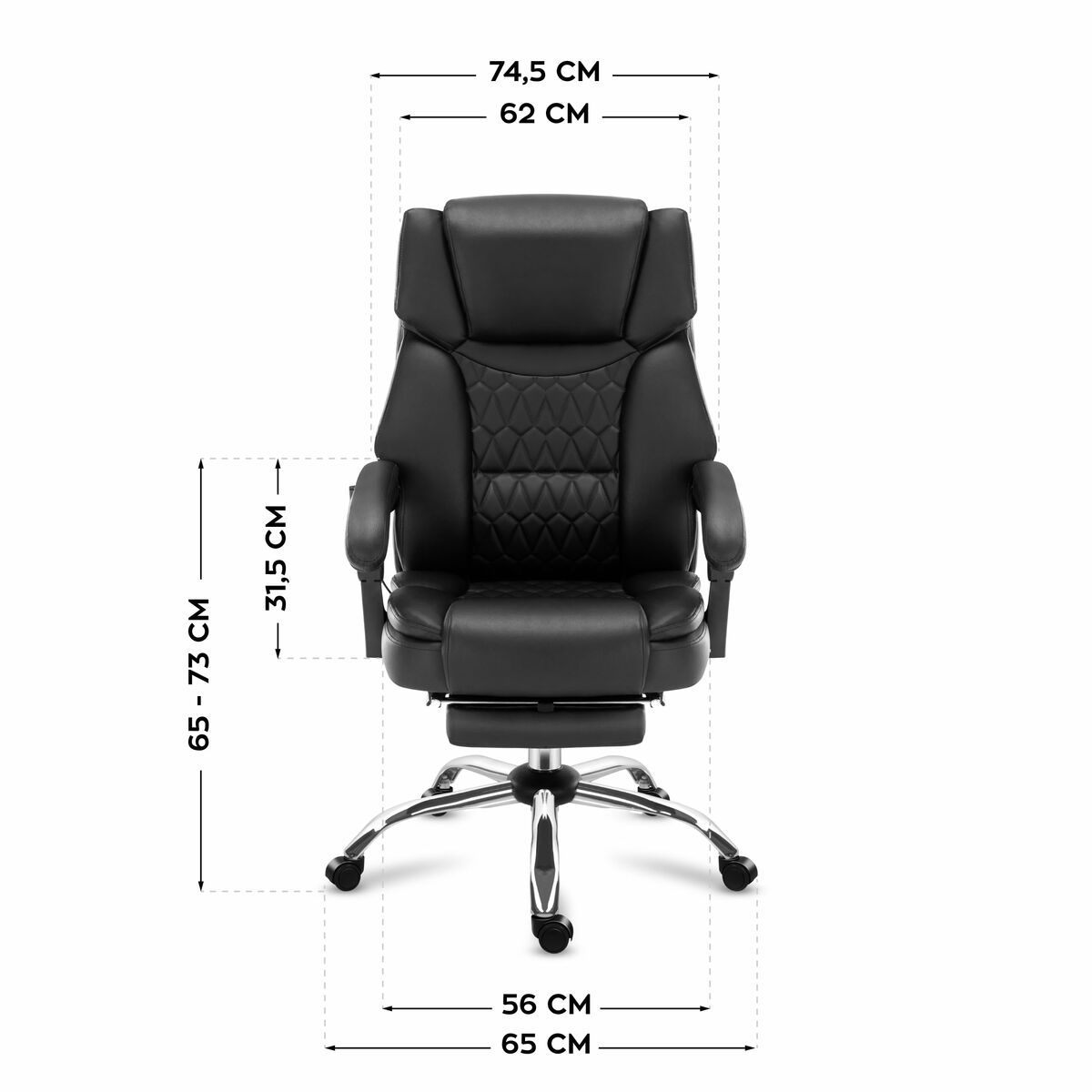Silla de Oficina Mark Adler MA-BOSS 6.0 Negro