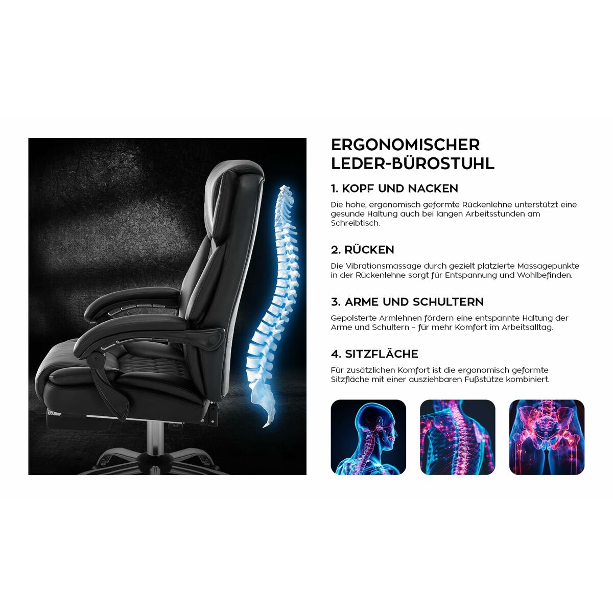 Silla de Oficina Mark Adler MA-BOSS 6.0 Negro