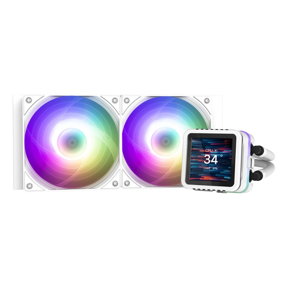 Ventilador de Caja Zalman ALPHA2 DS A24 WHITE Ø 12 cm (1 unidad)