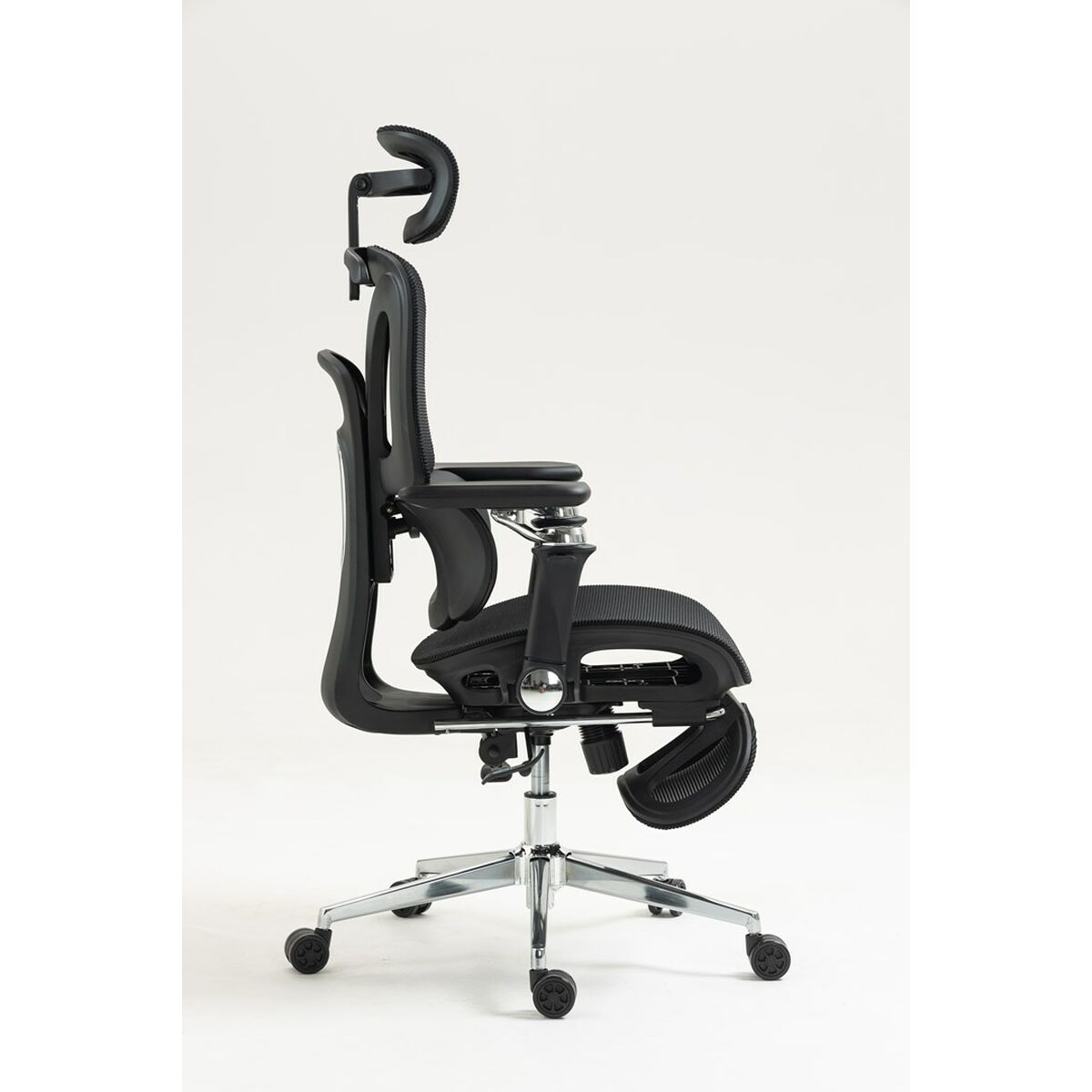Silla de Oficina Activejet YK848 BK Negro Plateado 1 Pieza